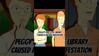 Peggy's free little library caused a bed bug infestation.#foryou #comedy #funny #shortvideo #shorts