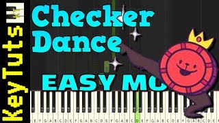 Checker Dance from Deltarune - Easy Mode [Piano Tutorial] (Synthesia)