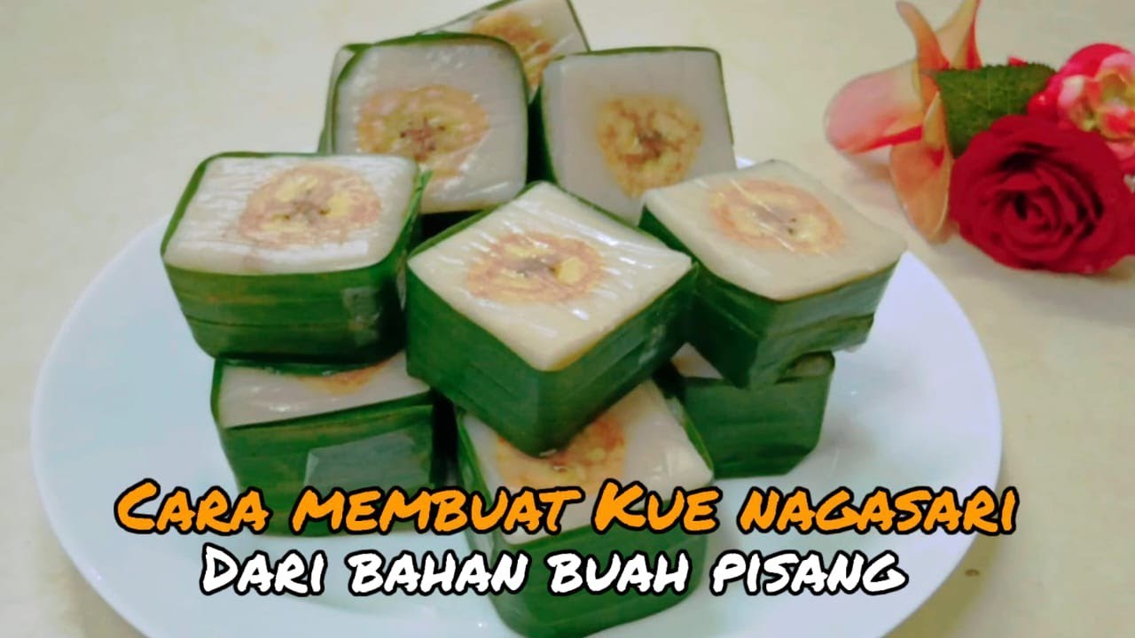Cara Mudah Membuat Kue Nagasari Pisang loyang || Dari Bahan Sederhana