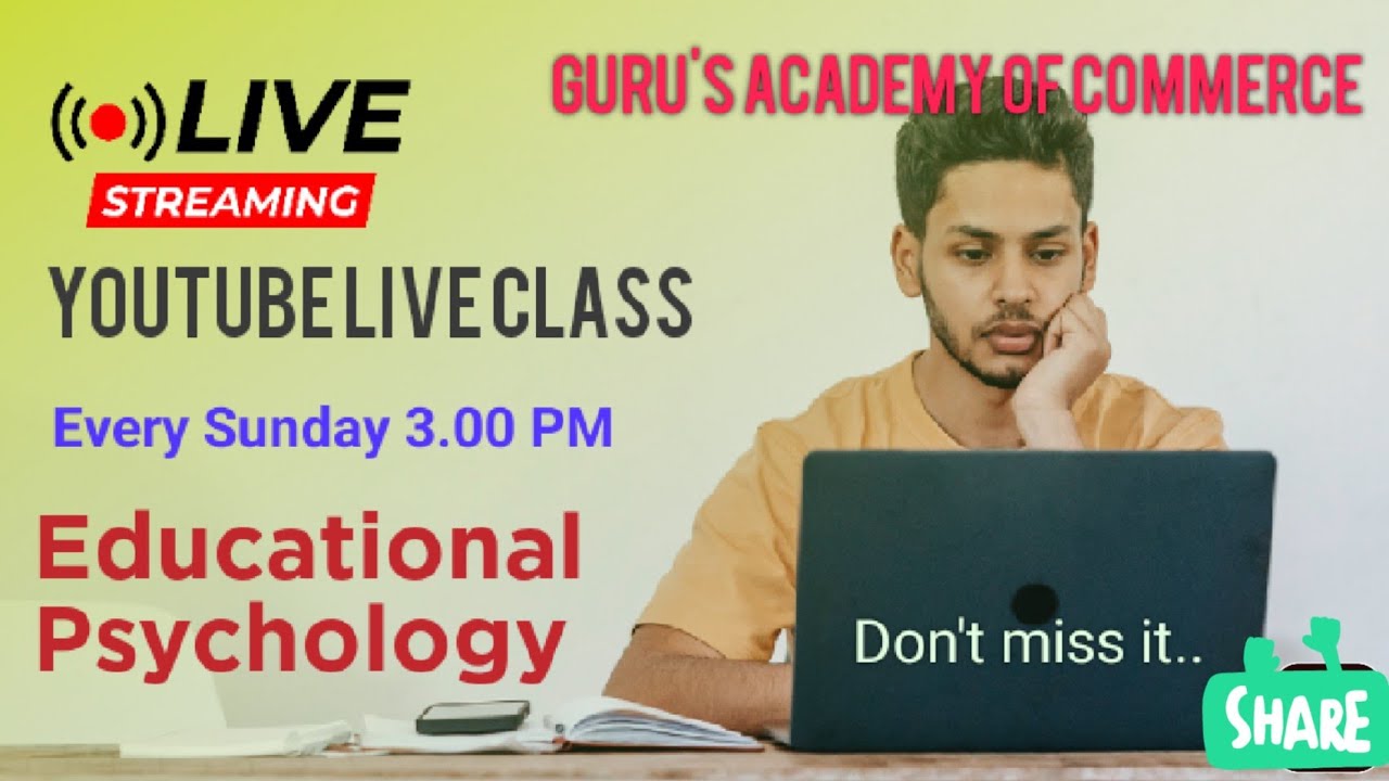 Guru's Academy of Commerce Erode's Education Psychology - Zoom Meeting
