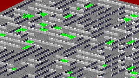 ATARI ST Random Maze 5 - Action in the Grid