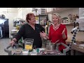 Fork Real Cafe, Cooking cranberry and pork loin prep