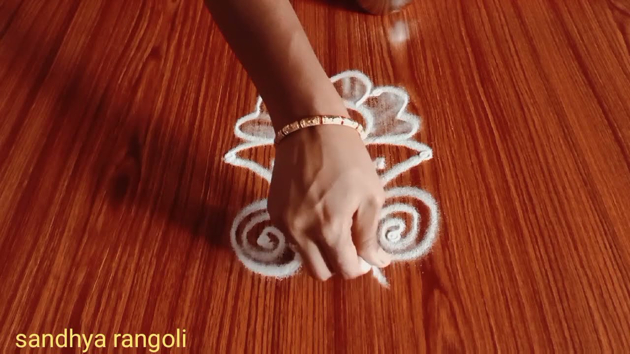 daily simple rangoli designs// small muggulu //simple kolam//sandhya rangoli