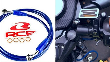 RTR 160 2V RCB Brake Install | With 4V  Stock Master Cylinder  | Brake Performance  Improved