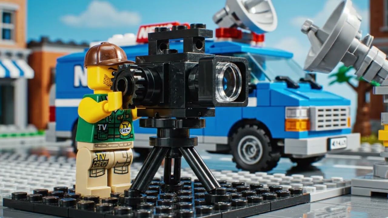 The Torch Relay Runner Slipped on Ice in LEGO City  🔥🏃‍♂️🧊