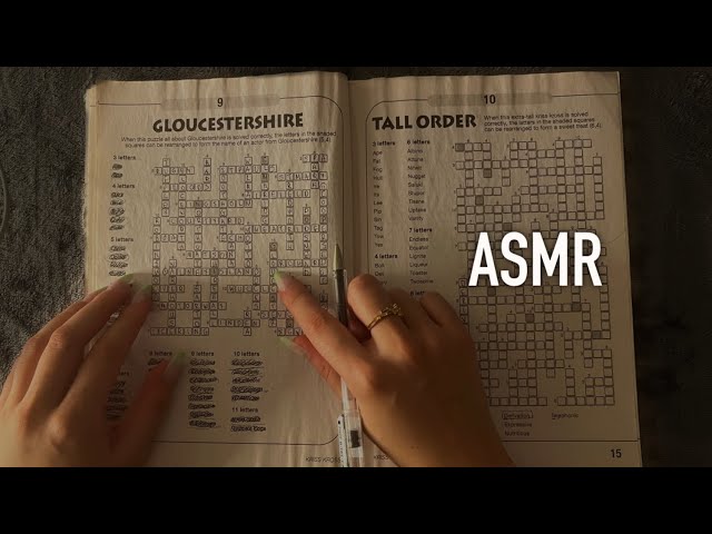 ASMR 😴 - Super Relaxing Kriss Kross Puzzle - Clicky Whispers
