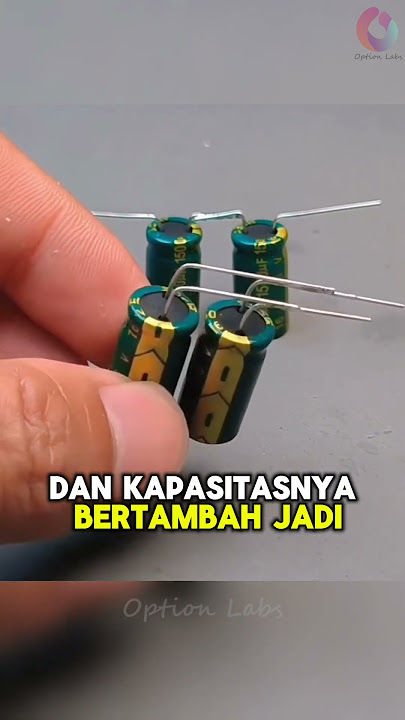 How Parallel and Series Capacitors Work - A Simple Explanation! #electronics #shortvideo