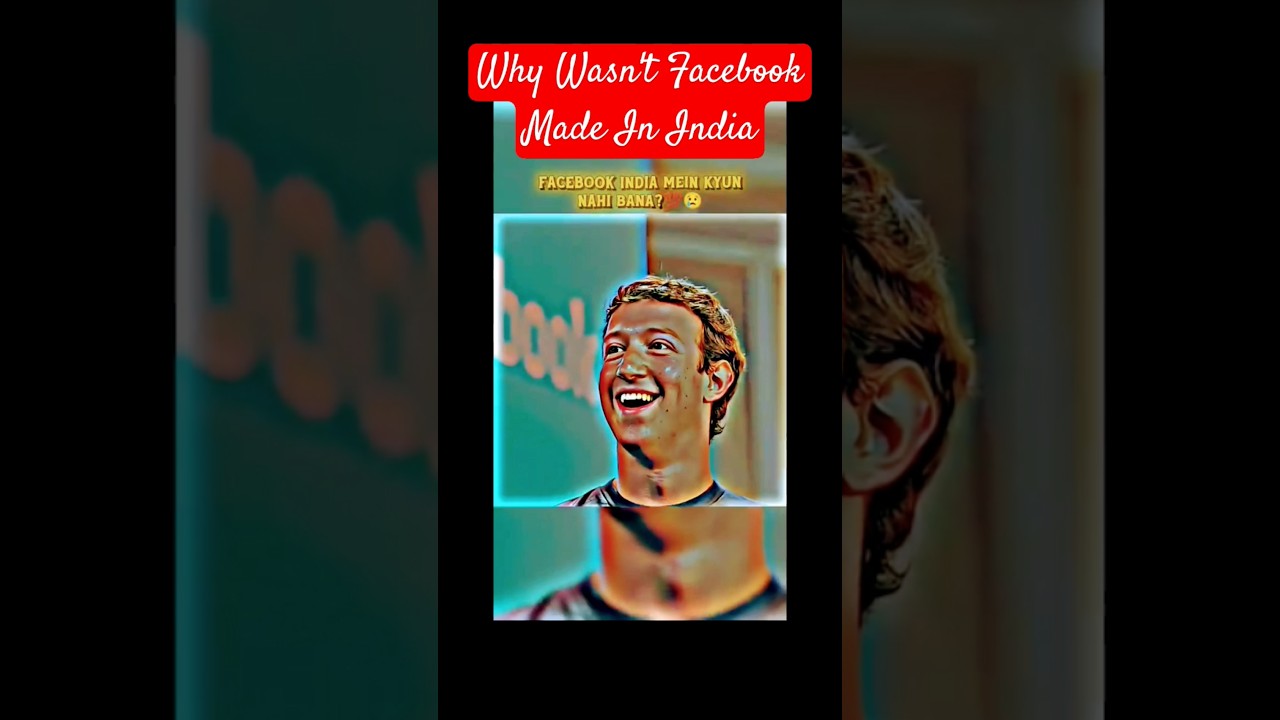 Why Wasn't Facebook Made In India ? shorts# Revolution Education for all 👨‍💼📖