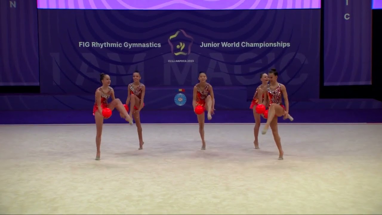 United States of America (USA) - 2023 Rhythmic Junior Worlds Qualifications 5BA Group