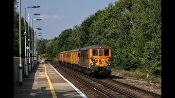 GBRF 73962 "Dick Mabutt" And 73963 At Balcombe Working 1Q76 Tonbridge To Polegate!!
