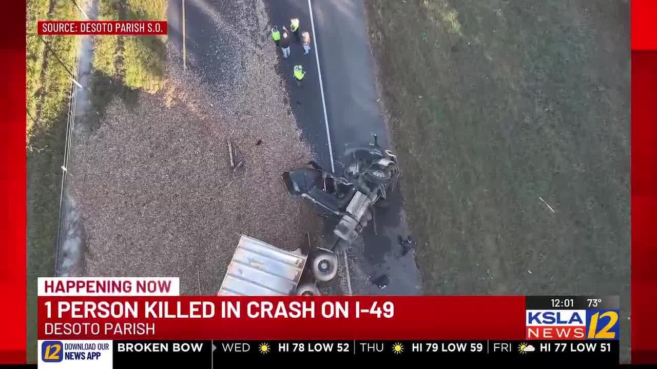 1 person killed in crash on I-49 - YouTube