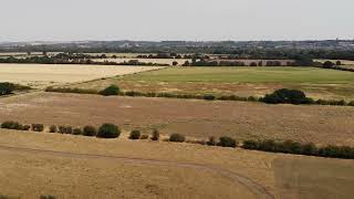Drone over Lincoln UK. Skellingthorpe Road / Birchwood Ave.