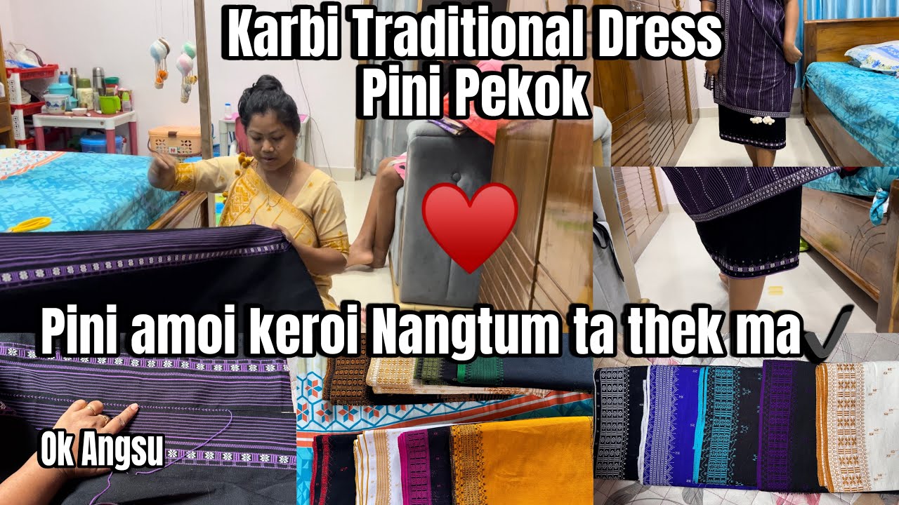 Karbi Traditional Atire really love and happy to be a Karbipi🫶🏻@militeronpivlogs6931 Pini Amoi ||