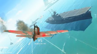 Battlefield 5: Zero A6M5 Fighter Defending On Pacific Storm