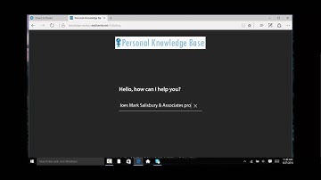 Personal Knowledge Base by Mark Salisbury & Associates