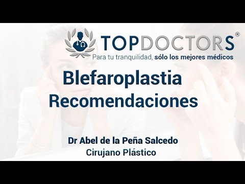 Blefaroplastia: Recomendaciones para la cirugía de párpados