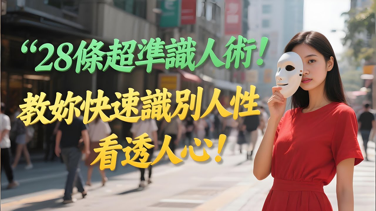 28條超準識人術！教妳快速識別人性，看透人心！#讀心術 #人生智慧 #情感 #為人處世