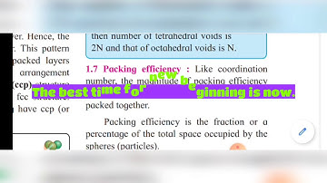 Packaging efficiency and packaging efficiency of simple cubic lattice