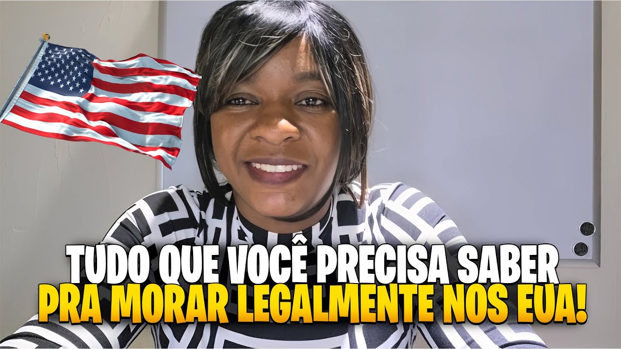 COMO TIRAR O VISTO E O PASSAPORTE PARA MORAR LEGALMENTE NOS EUA 🇺🇸✨