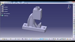 BASE- PIPE VICE ASSEMBBLY CATIA V5 - PART1
