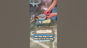 Khay đựng cơm inox nhỏ gọn giữ nhiệt tốt, gọn nhẹ lắm.