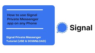 How to: Use Signal Private Messenger?|Setup Signal App on any Phone 2021/How does signal app work screenshot 4