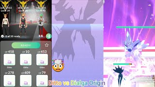 Omg! Ditto vs Dialga Origin Raid in pokémon Go!! Legendary Raid!! || Registered New legendary Dialga