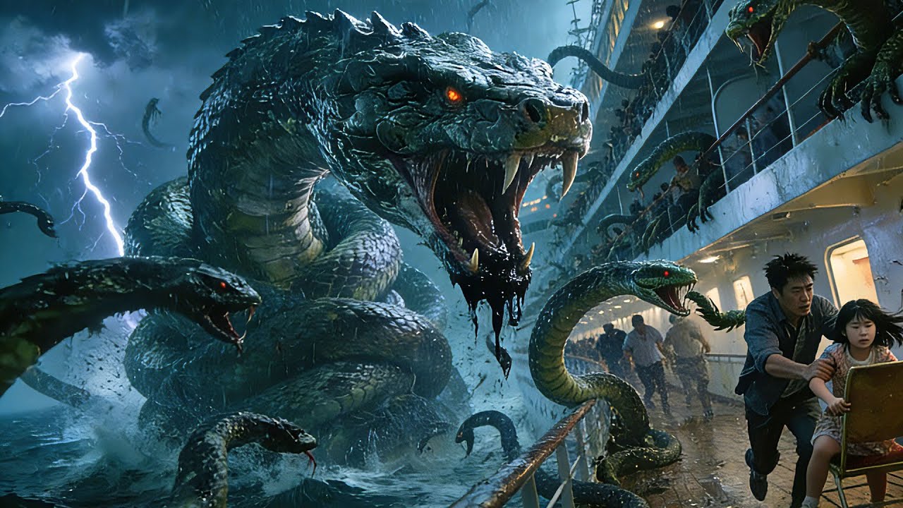 【2026 Newest Movie】Giant snakes strike!A luxury cruise ship is surrounded and hunted🐍Who Survives? 🔥