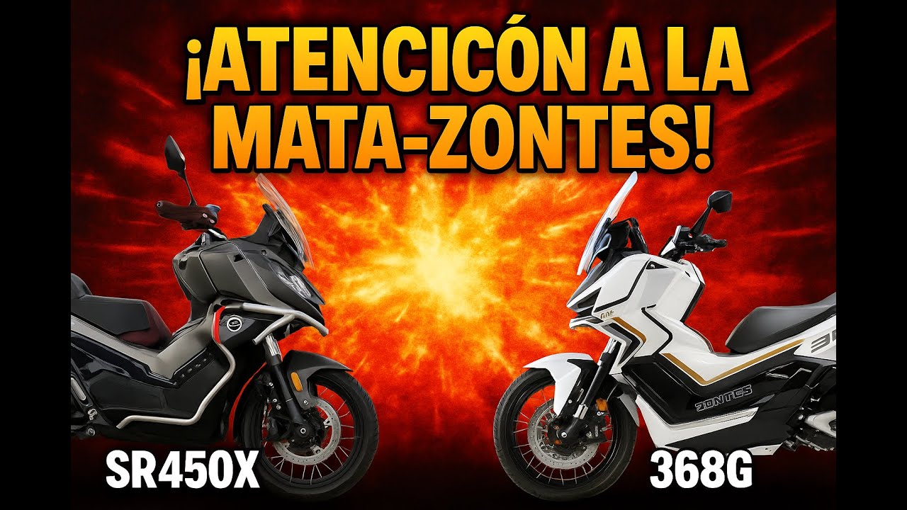 ¡La Mata-Zontes! Voge SR450X cara a cara con la 368G🔥