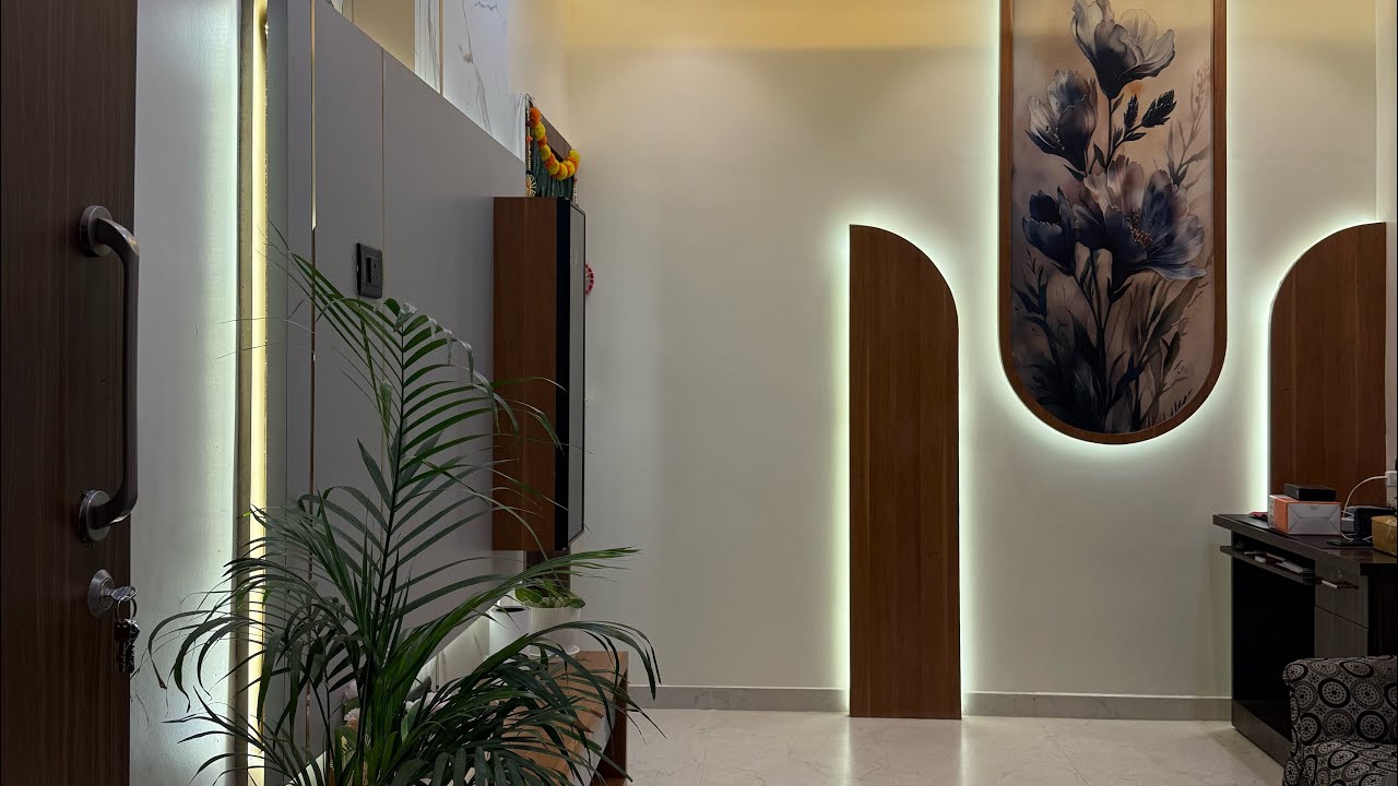 2 Bhk row bunglow Interior l Topavan road l Ahilyanagar l Luxurious interior design l Savedi