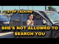Female Cop Gets Mad He’s Telling Them Their Rights