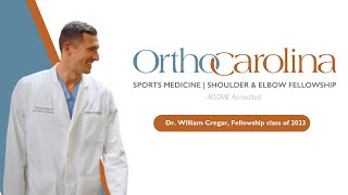 Sports Medicine/Shoulder & Elbow Fellowship | OrthoCarolina | Dr. Cregar 2023