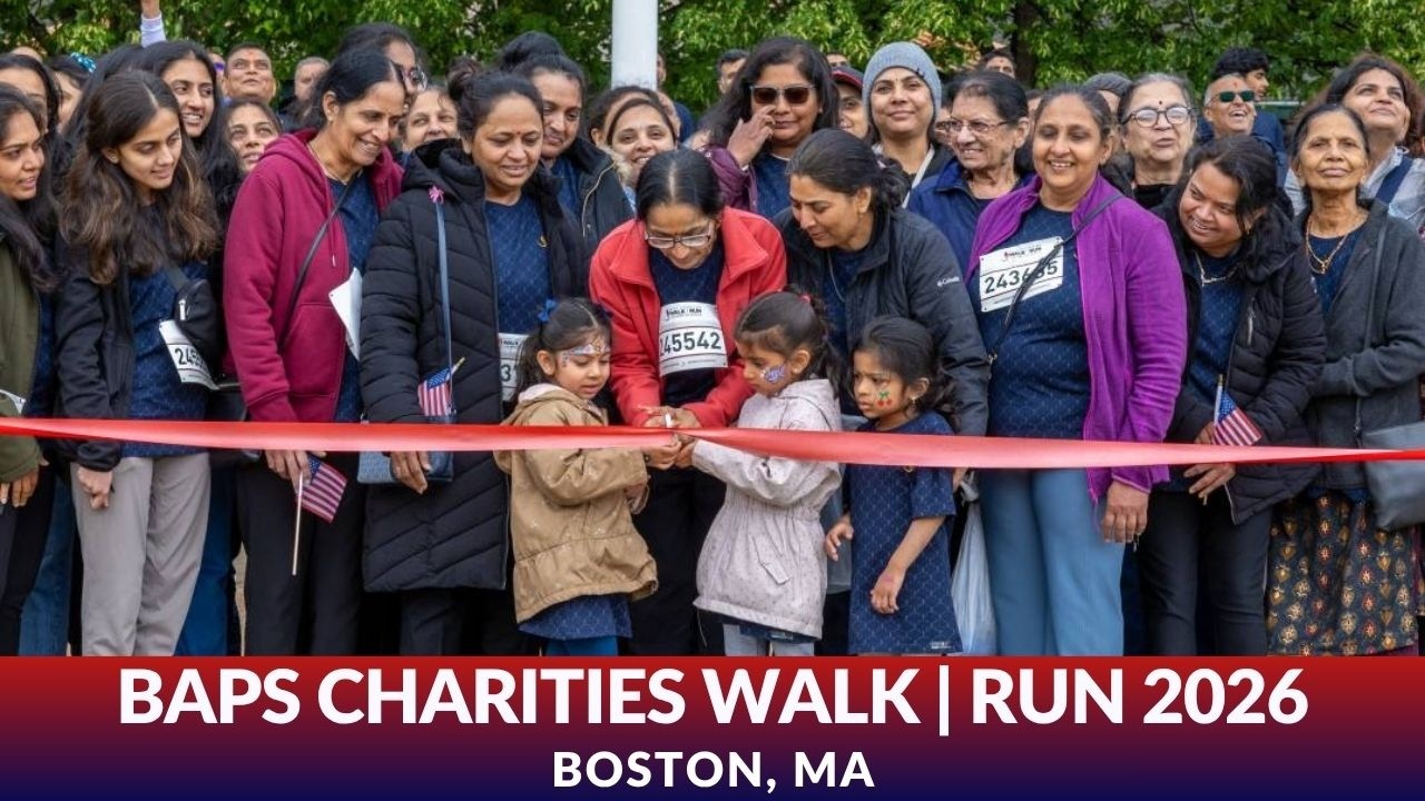 Boston, MA - BAPS Charities Walk | Run 2026