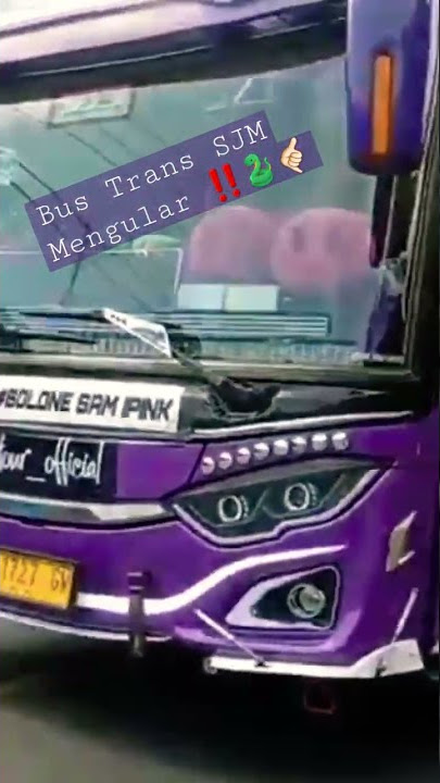 BUS TRANS SJM MENGULAR‼️🐍🤙🏻#busmania #busmaniacommunity #busmaniaindonesia