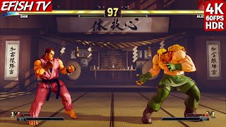 Dan Hibiki vs Alex (Hardest AI) - Street Fighter V