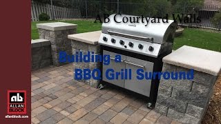 Bbq Grilling Station Or Grill Surround, Build Gas Grill Surround