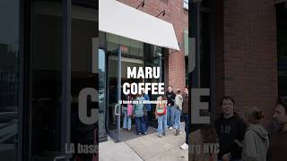 Maru Coffee in Williamsburg NYC #nyccafe #marucoffee #nyccoffee