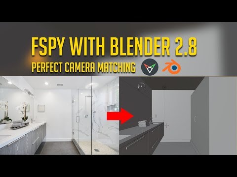 Fspy with Blender 2.8 | Camera Matching Tutorial