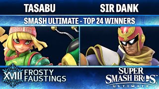Frosty Faustings Xviii Top 24 Winners  Tasabu min Min Vs Sir Dank falcon  Smash Ultimate