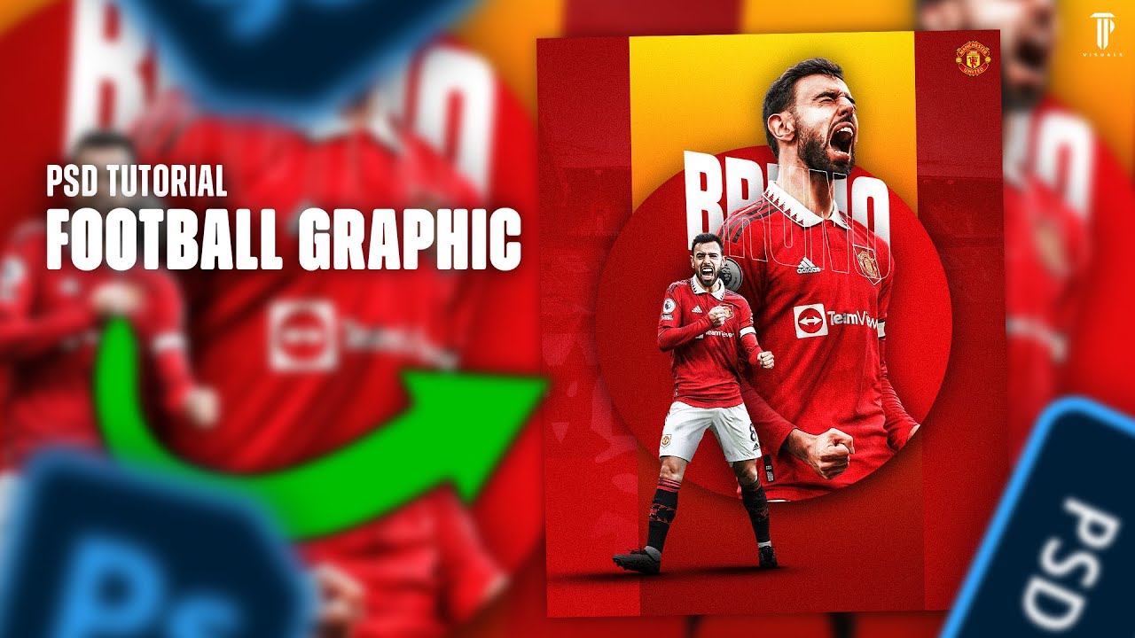 FREE PSD: HOW TO MAKE A FOOTBALL GRAPHIC: PHOTOSHOP TUTORIAL - YouTube