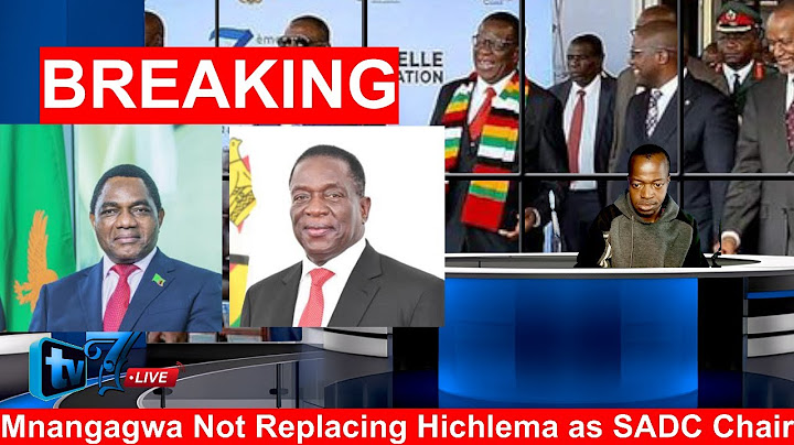 SADC BREAKING; MNANGAGWA, Not Replacing Hichilema Of Zambia. What this Means
