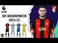 PES 2021 (Uniformes del AFC BOURNEMOUTH) Temporada 2024-25