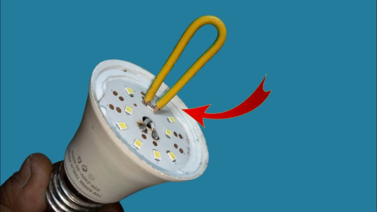 Never Buy New LED Bulbs! Just Use This Trick and Old LED Bulbs can be Revived