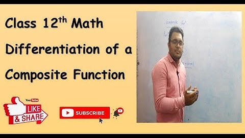 Differentiation class 12th | Derivative of composite function (Part-4)