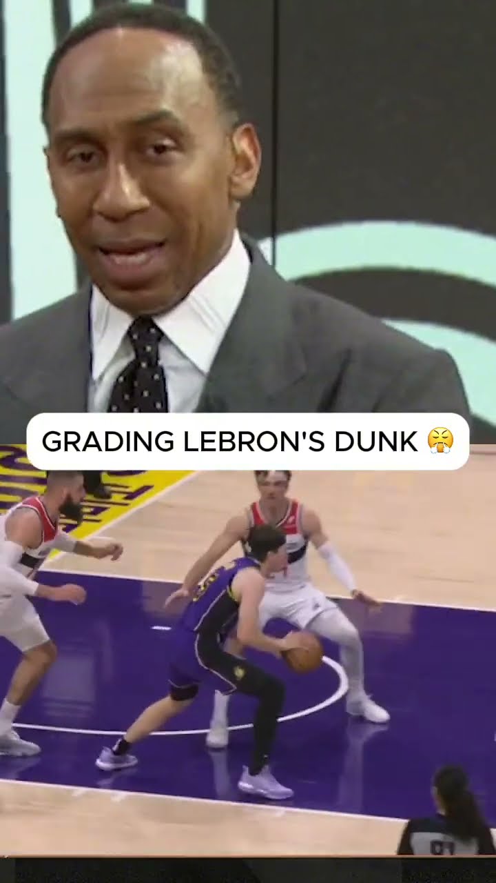 LeBron’s dunk DOESN’T impress Stephen A.?! ?