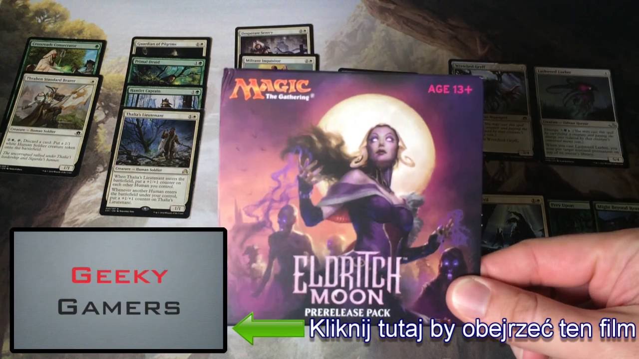 Eldritch Moon Prerelease Pack Propozycja Deck w YouTube