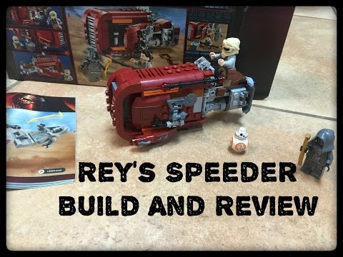 LEGO REY'S SPEEDER SET #75099 (Speed Build + Review)