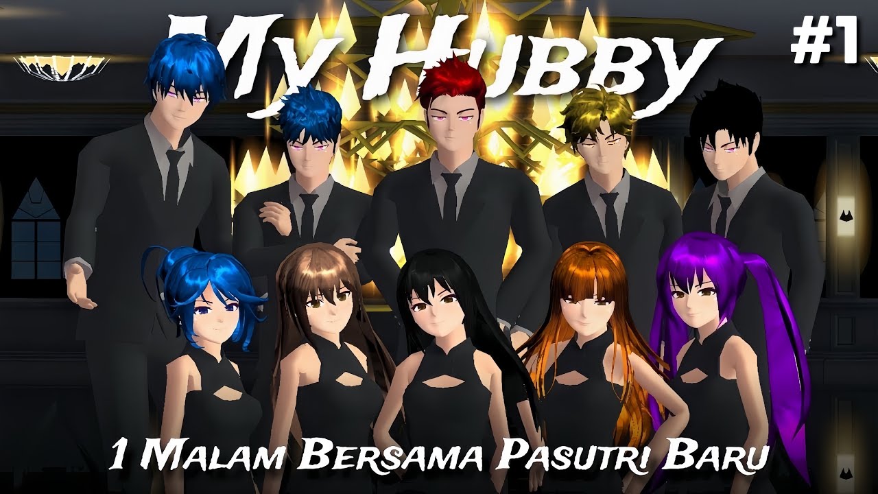 SATU MALAM BARENG PASUTRI BARU || MY HUBBY || SAKURA SCHOOL SIMULATOR