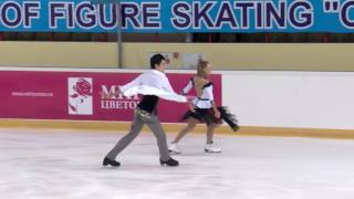 2016 ISU Junior Grand Prix - Saransk  - Short Dance - Julia WAGRET / Mathieu COUYRAS FRA