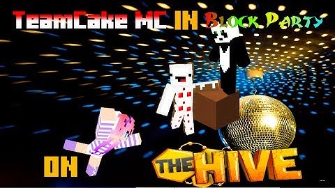 Minecraft Minigame | Block Party | The Hive | Team Cake MC